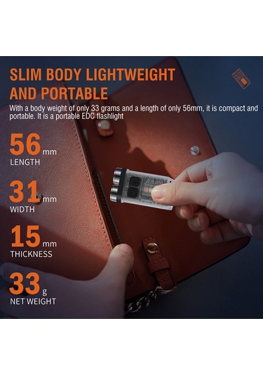 Yunboo Küçük Anahtar Zinciri Feneri, 4 Renkli Işık Kaynağı, 5 Seviye Parlaklık, Ip65 Su Geçirmez, Type-c Şarjlı, 900lm, Mini Boyut, Taşınabilir İçin Dışlı Litiyum Pil Beyaz