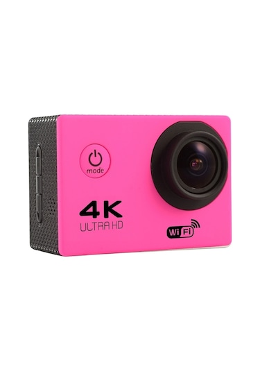 F60 2.0 İnç Ekran 170 Derece Geniş Açılı Wifi Sport Action Camera Kamera Kamerası, Su Geçirmez Konut Kılıfı, Destek 64gb Mikro Sd Kartı Macera Çok Renkli