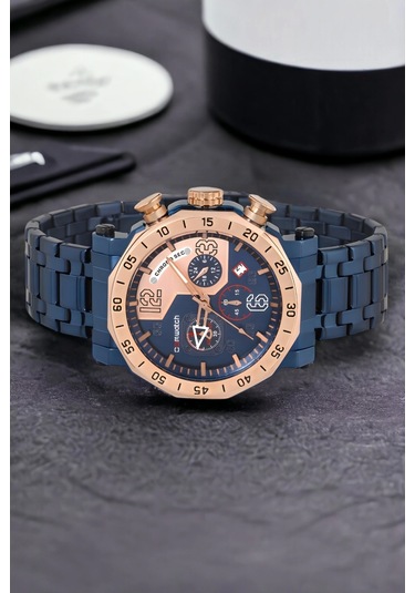 Comwatch Lacivert Full Fonksiyon Çelik Kordon Çelik Kasa Erkek Kol Saati Crono Sdcmw021 Lacivert