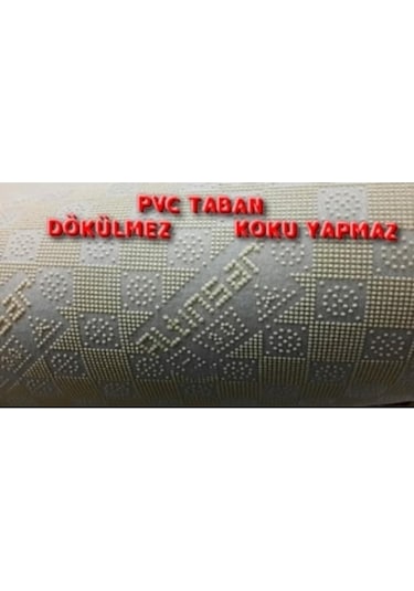 Sarar Post Daire Halı Beyaz Kaymaz Peluş Pofuduk Tüm Ölçülerde