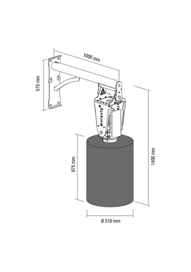 Melasty Otomatik Büyükbaş Hayvan Kaşıma Fırçası Düz Başlık-14