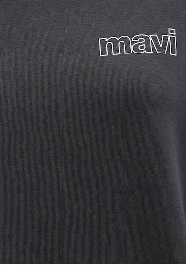Mavi - Mavi Logo Baskılı Gri Sweatshirt 1611656-82185 Gri