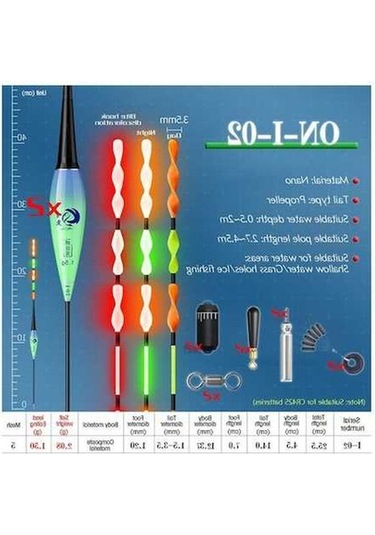 Pazly Onlyou Spiral Kuyruk Balık Şamandıra, İndüksiyonlu, Led Aydınlatmalı, Akıllı Ş Açık Göl Şamandıra 56758343