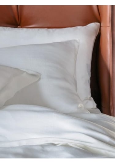 İssimo Jade Cream Vegan İpek Nevresim Takımı Çift Kişilik-1856 Çok Renkli