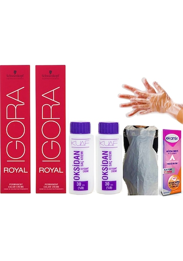 Igora Royal 9 - 98 Sarı Viyole Kızıl 2Adet+Oksidan 30Vol 2Adet