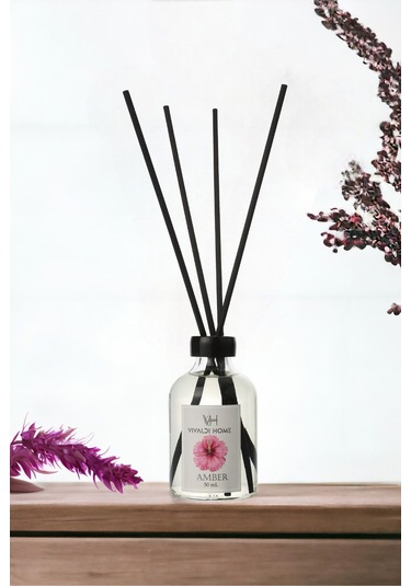 Vivaldi Home Amber Çiçeği Çubuklu Oda Kokusu Esansiyel Uçucu Yağ 50 ML