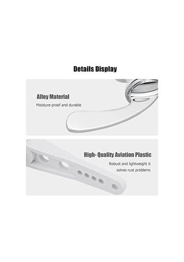 Suntek Tuvalet Tank Anahtarı Ergonomik Saplı Banyo Lavabo Beyaz