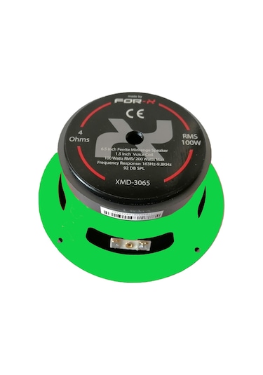 For-x Xmd-3065 Midrange 100w Rms 200w Maksimum 16 Cm Hoparlör Yeşil Kasa
