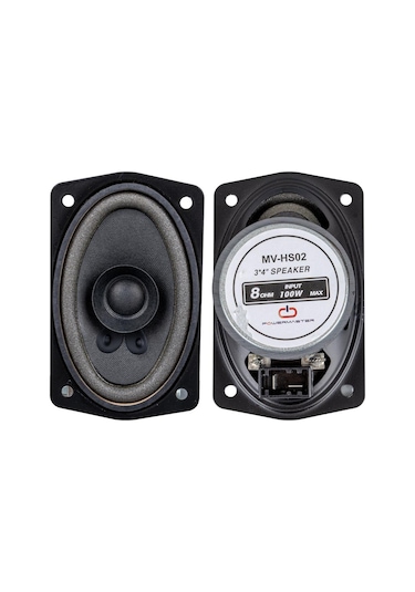 Magicvoice Mv-hs02 3x4'' 7.5x10 Cm 8 Ohm Max 100 Watt Oval Oto Hoparlör