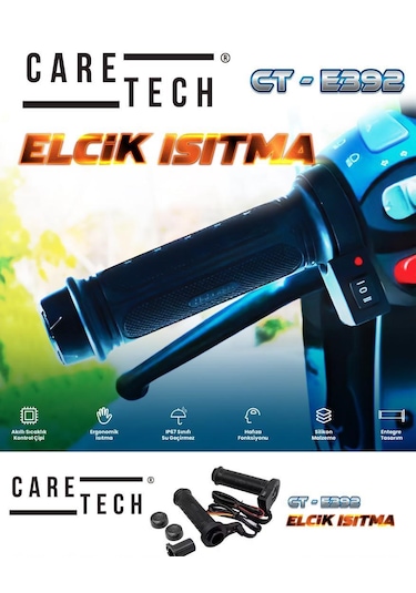 Caretech Ct-e392 Elcik Isıtma 2 Kademeli