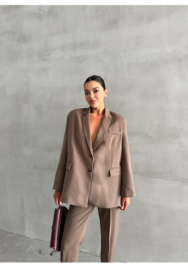 Kahve Washington Blazer Ceket Kahve