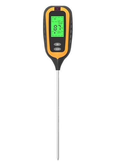 Novahub 4'ü 1 Arada Toprak Ölçer Toprak Nem, Işık, Ph, Sıcaklık Çimler, Bitkiler, Otlar İçin