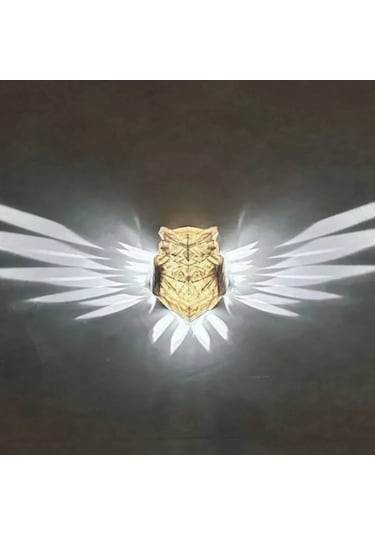 Ranyeek Usb Gerişimli 8w Soğuk Beyaz Işık Trapez Duvar Lambası, 6 Ampul, Hızlı Takılabilir Kanca Montajlı, Abs Plastik, Ip00, Programlanabilir Anahtar Beyaz