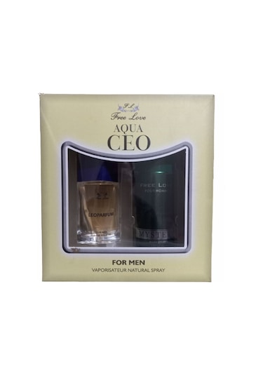 Free Love Aqua Ceo Leo Erkek Parfüm EDT 60 ML + Sprey Deodorant 150 ML
