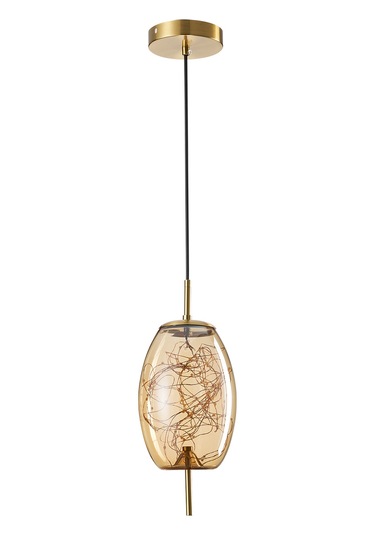 Jasper 10 Watt 3000k Eskitme Bal Camlı Tekli Peri Led Sarkıt Avize Eskitme