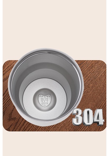 Sırdırmaz Kapaklı Paslanmaz Çelik Isı Yalıtımlı Termos Ofis Kupa 360 Ml - Pembe Pembe