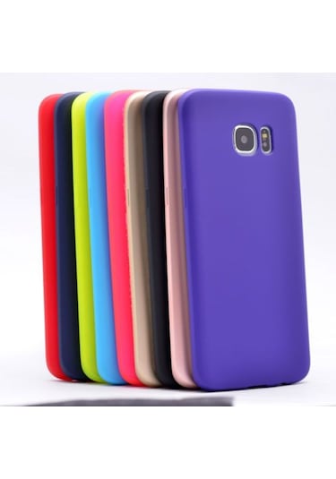 Samsung Galaxy S7 Edge Kilif Soft Mat Silikon Korunakli Kapak 409710203