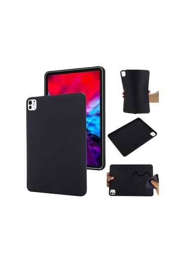 iPad Uyumlu  Pro 13 2024 Kılıf Sıvı Silikon Çizilmeye Dayanıklı Tablet Kapağı