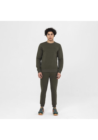 Merrell Merrell Simple Erkek Yeşil Sweatshirt 33 Haki