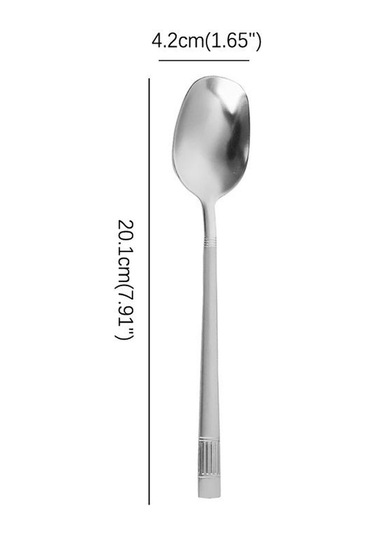 Altın Yaratıcı Uzun Saplı Duvar Asılı Kaşık Paslanmaz Çelik Tatlı Karıştırma Dondurma Çay Kahve Kaşığı Karıştırma Kaşığı Sofra Parti
