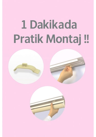 Perdecizade Enxboy Hello Dijital Baskılı Zebra Perde-cocuk Odası-stor Perde Renkli