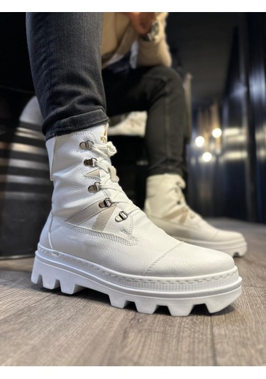 Knack Erkek Spor Bot B14 Beyaz Beyaz