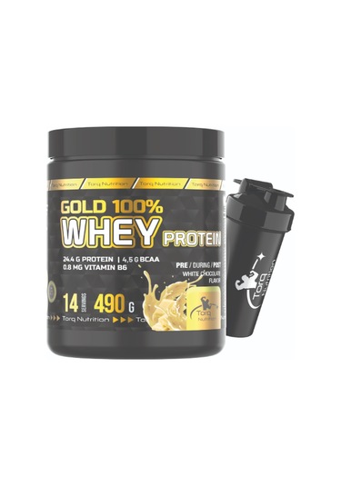 Torq Nutrition Gold Whey Protein Beyaz Çikolata Aromalı 490 Gr
