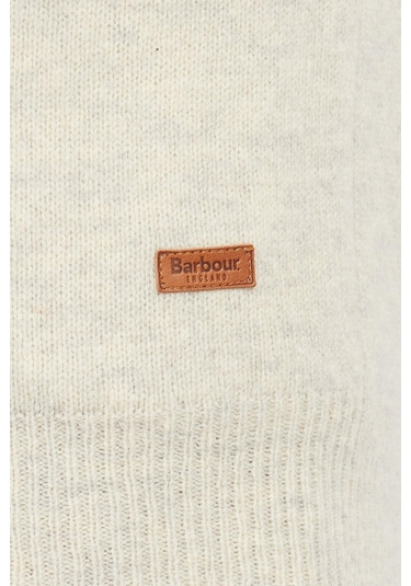 Barbour Patch Half Zip Kazak Be14 Pearl-be14 Pearl Bej