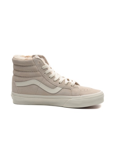 0007NZBLL1-R Vans Sk8-Hi Reissue Side Zip Spor Ayakkabı Krem