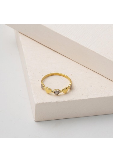 Kalpli Minimal 14 Ayar Spor Altın Yüzük