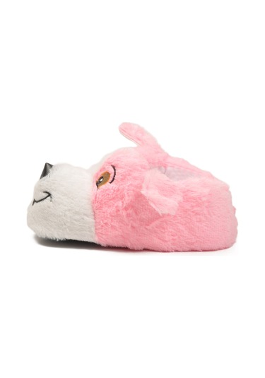 Pembe Köpek Desenli Unisex Panduf 26k001 Pembe
