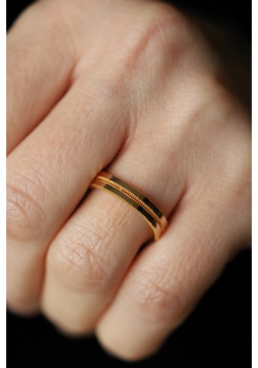 Yenigün Kuyumculuk 14 Ayar Altın 2 Sıra Ajda Yüzük