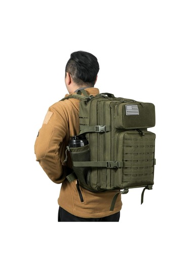Büyük Askeri Taktik Sırt Çantası Bug Out Çanta Sırtı Sırp Çekçileri Ordu Dış Saldırı Paketi Av İçin Çanta Ordu Yeşil Asker Yeşili