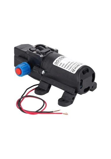 Dream011 12v 60w 75w 120psı Yüksek Basınçlı Diyaframlı Su Pompası Siyah Elektrikli Otomobil Yıkama