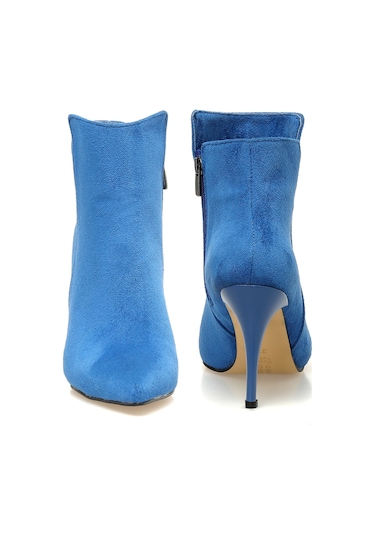Butigo Cyrus 3pr Mavi Kadın Topuklu Bot 000000000101613654 Mavi