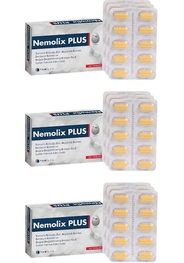 Nemolix Plus 30 Tablet 3 Adet