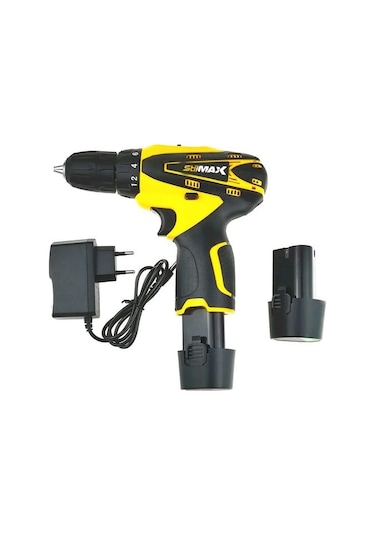 Stilmax STM24-2 24V 4Ah  Metal Şanzıman Çift Akülü Şarjlı Vidalama Matkap