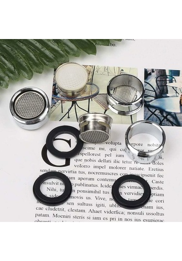 Adet M24 Havalandırma Nozulu, Erkek Dişli Musluk Filtresi Musluklar İçin Havalandırma Nozulu