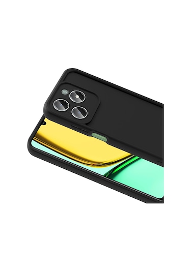 Biriva Home Realme C61 Kılıf Kamera Korumalı Ananas Kapak - Koyu Yeşil Koyu Yeşil