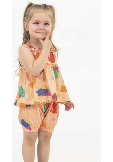 Harika Kids Kız Bebek Tunik Model Şortlu Alt-üst Takım 001