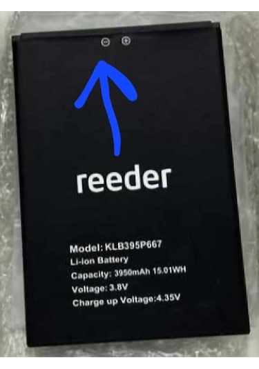 Reeder P13 Blue Max Lite 2022 Batarya Model Klb395p667 3950mah Tyc00619059735 Senalstore