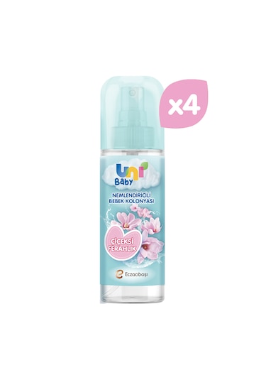 Uni Baby Çiçeksi Kokular Bebek Kolonyası 4 X 150 Ml