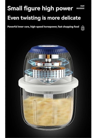 Mükemmel Elektrikli Sarımsak Doğrayıcı Gıda Doğrayıcı Kablosuz Mini Sarımsak Aletleri Soğan Sarımsak Sebze Kesici Sarımsak Presi Kırıcı Siyah