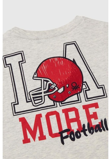 United Colors Of Benetton Erkek Çocuk T Shirt Gri 3ı1xg10ıj-1415 Gri