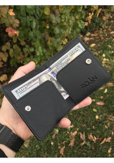 Guard Hakiki Deri Erkek Siyah Kartlık Çok Renkli