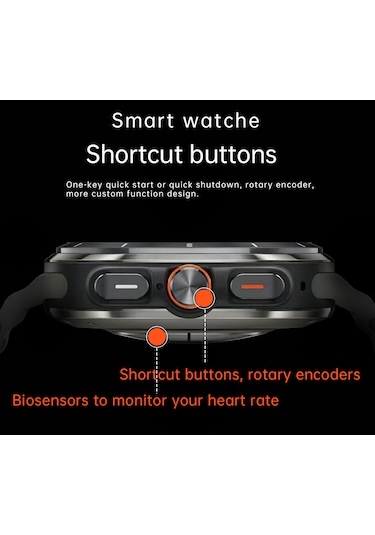 Kalobee SK 7 Ultra Amoled 47 MM 2 Kordonlu Akıllı Saat (İthalatçı Garantili)