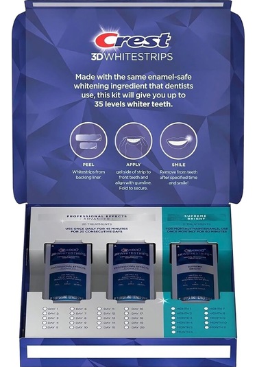 Crest 3d Whitestrips Level 20 + Level 15 Set