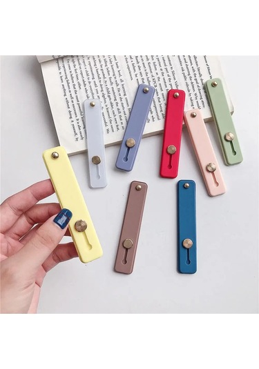 Moda Telefon Tutucu Silikon Telefon El Bandı Tutucu Parmak Yüzük 1 Adet