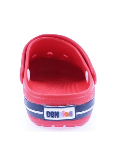 Dgn E260.f.000-22y Çocuk Filet Sabo Terlik E260.F.000-1580-R9128 Kırmızı - Lacivert - Beyaz