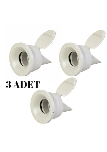 3 Adet Koku Önleyici Çekvalfli Adaptör Contaø50 Lavabo & Evyele